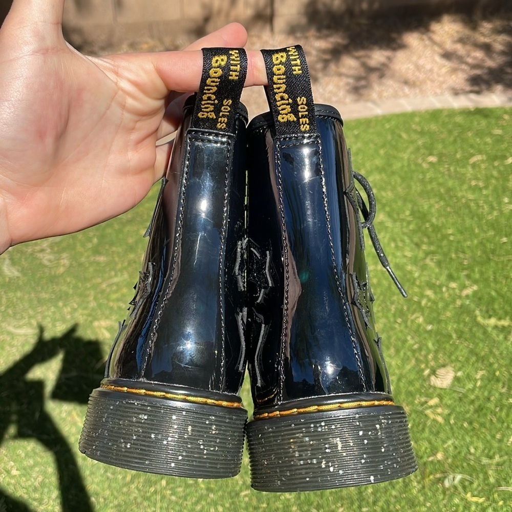 Dr. Martens Black Star Ankle Boots - Picture 10 of 15
